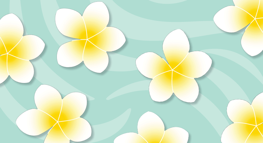 Decorate With Printable Plumerias Pacific University